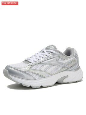 Womens Lightweight Mesh Athletic Sneakers Lace-Up Casual Walking Shoes